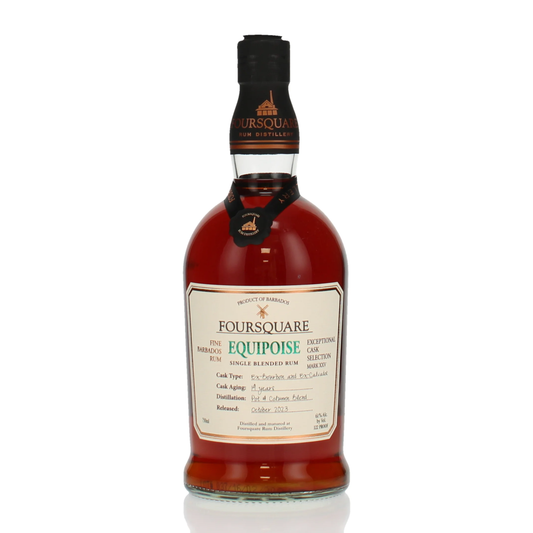 Foursquare 14 Years Old Exceptional Cask Selection Ex Bourbon And Ex Calvados Equipoise Single Blended Rum 750ml