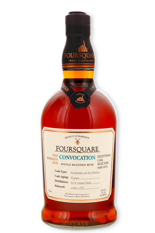 Foursquare Distillery Exceptional Cask Selection 14 year Old Convocation Mark XXVIII Fine Barbados Single Blended Rum 750ml