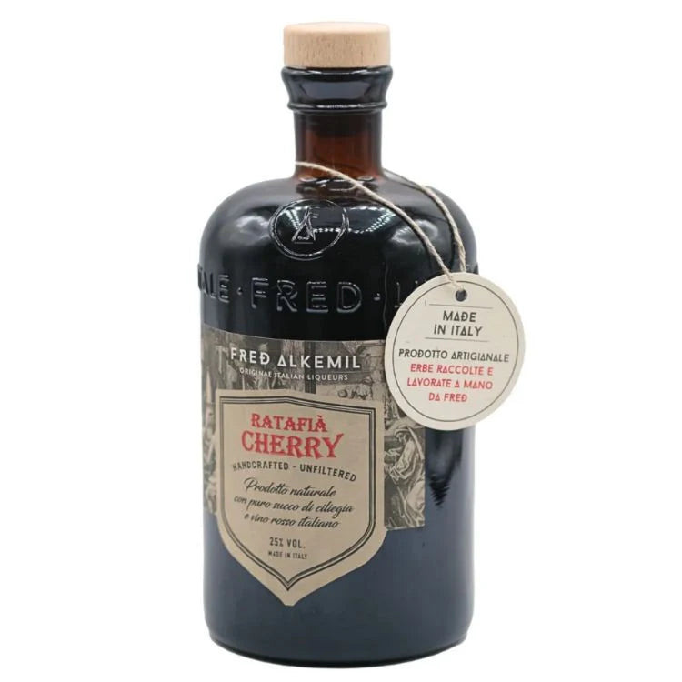 Fred Alkemil Ratafia Cherry Handcrafted Unfiltered Original Italian Liqueurs 700ml