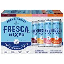 Fresca Mixed Vodka Spritz Variety Pack 12-Oz Can  8-Pack