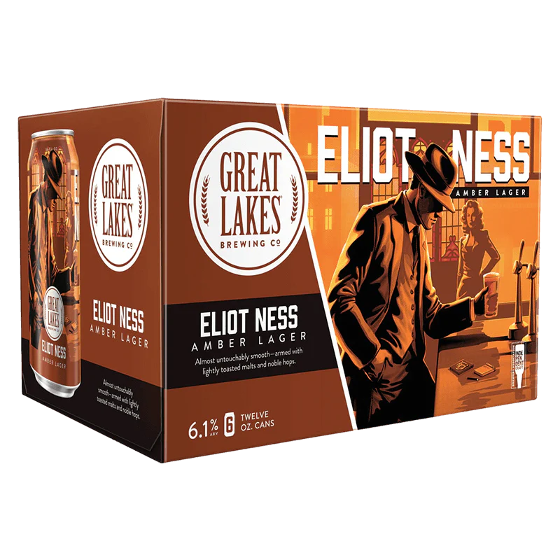 Great Lakes Eliot Ness Amber Lager Beer 12-Oz Can 6-Pack