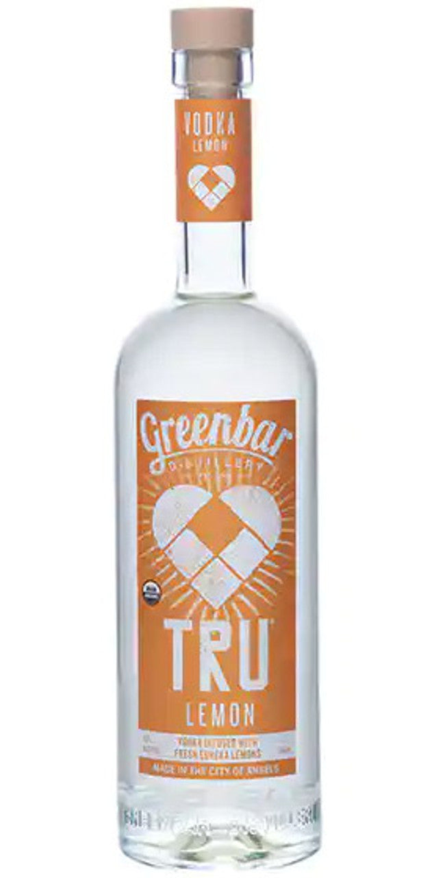 Greenbar Collective TRU Lemon Vodka 750ml
