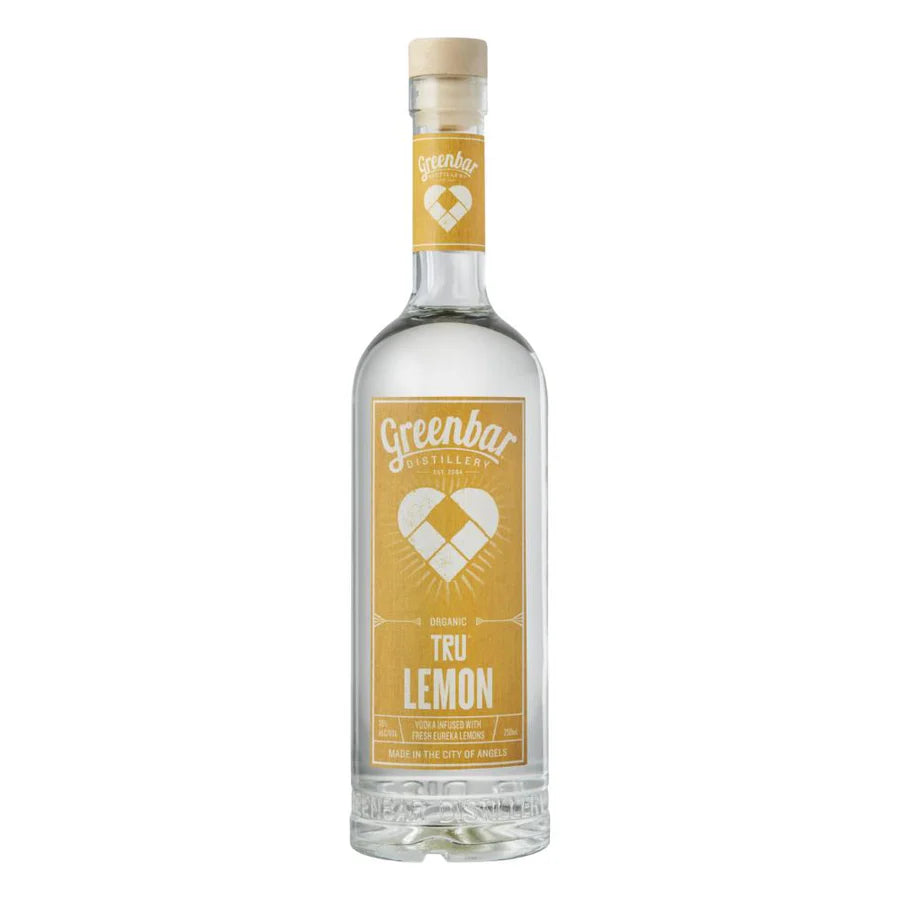 Greenbar Distillery TRU Organic Lemon Infused Vodka 750ml