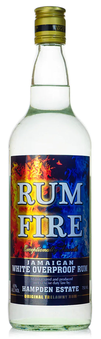 Hampden Estate 'Rum Fire' White Overproof Rum (126prf) 750ml