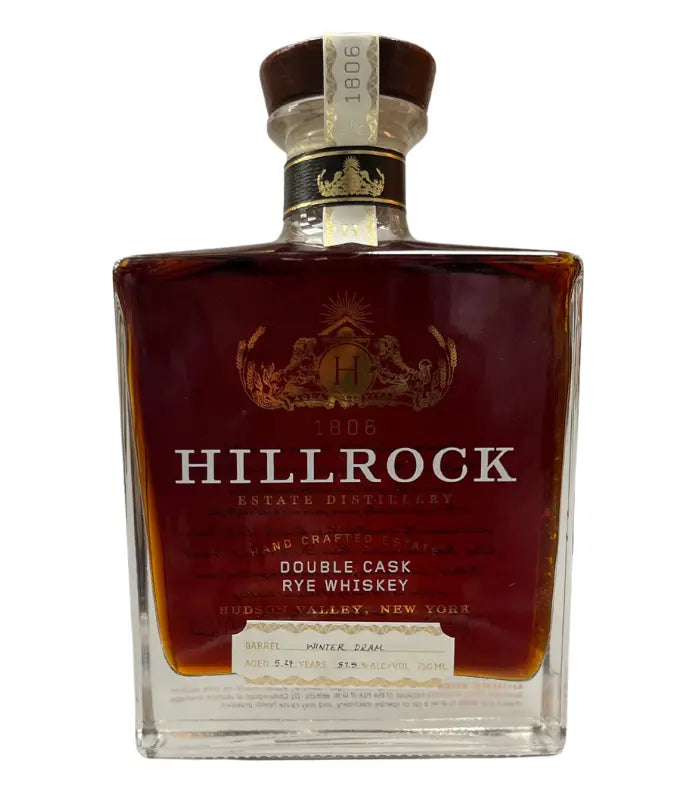 Hillrock Estate Double Cask Tawny Port Cask Finish Rye Whiskey 750ml