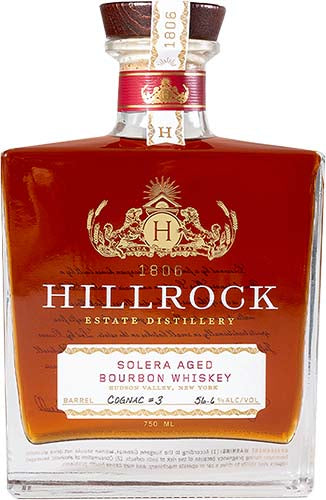 Hillrock Estate Solera Aged Cognac Finish Bourbon Whiskey 750ml