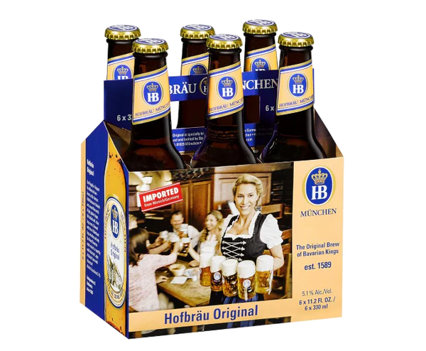 Hofbrau Munchen Original Bier 11.2-Oz Bottle 6-Pack