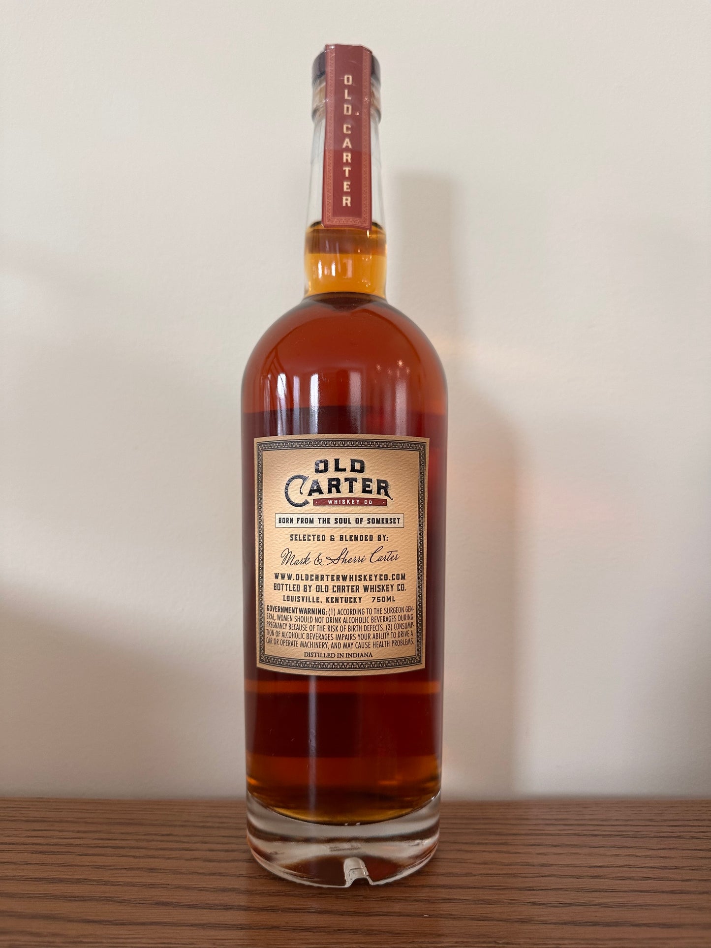 2025 Old Carter Barrel OC-1 Straight Bourbon Whiskey Very Small Batch 750ml