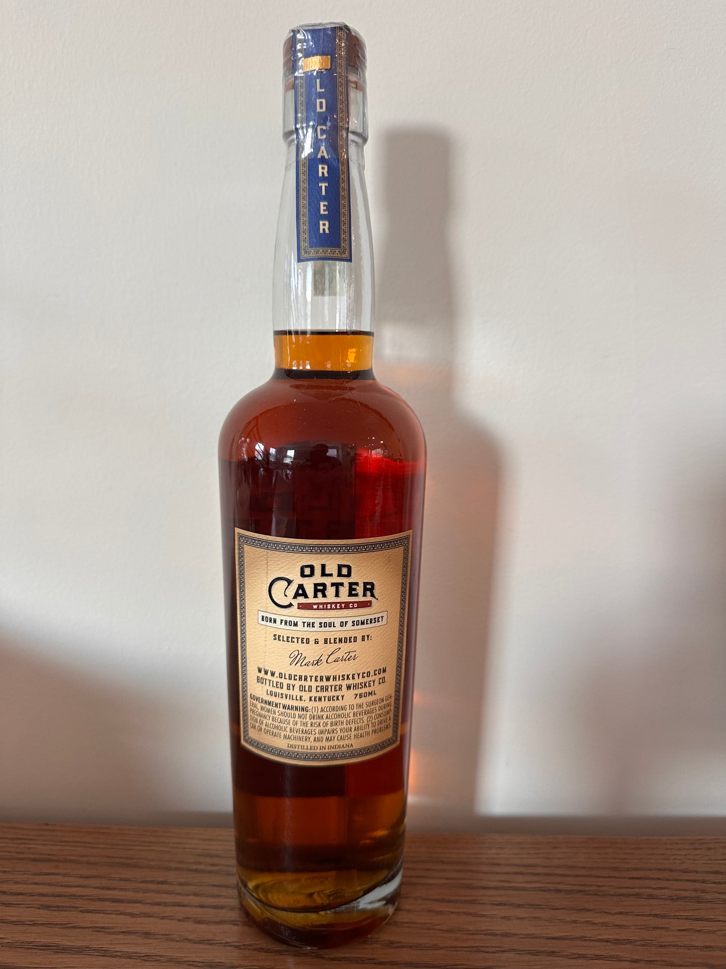2025 Old Carter American Straight Whiskey Batch 15 750ml