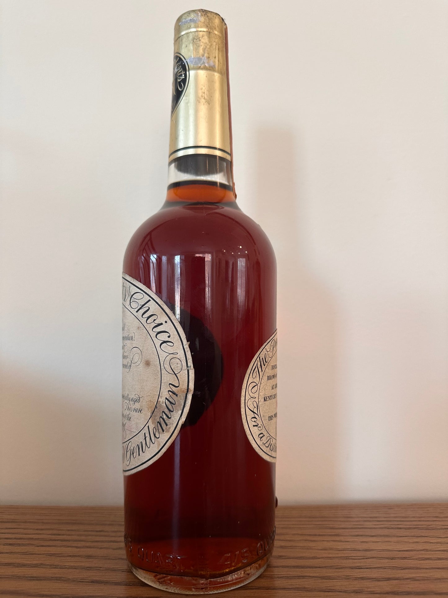 1969 President's Choice 8 Year Old Private Barrel Select Kentucky Bourbon Whiskey 750ml