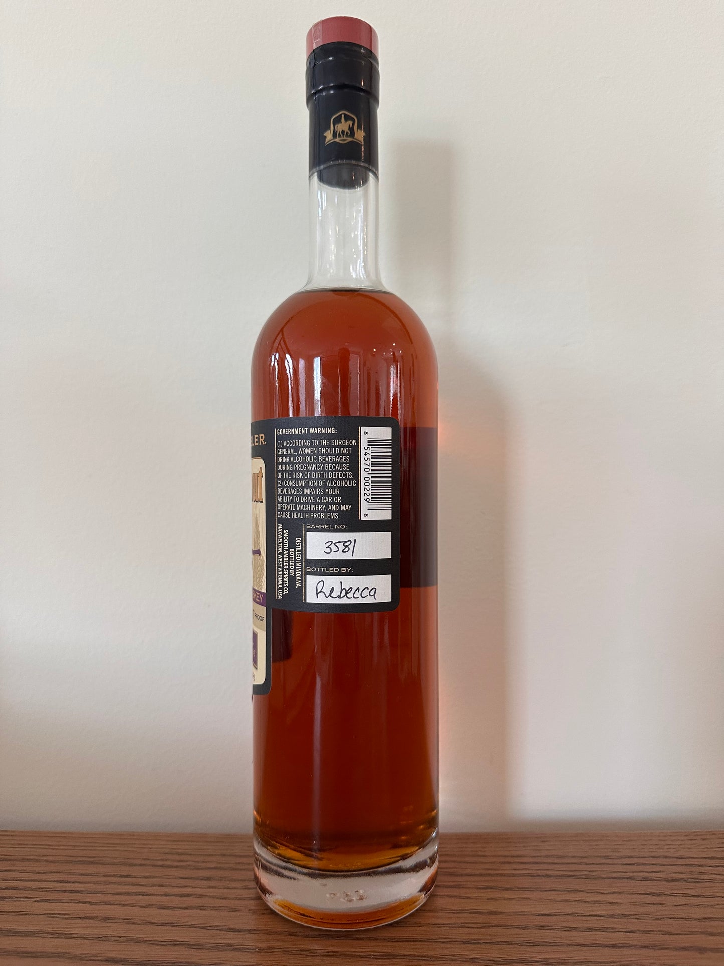 Smooth Ambler Gift Shop Release - 9 year Old Scout Single Barrel Rye Whiskey 750ml 57.5% ABV