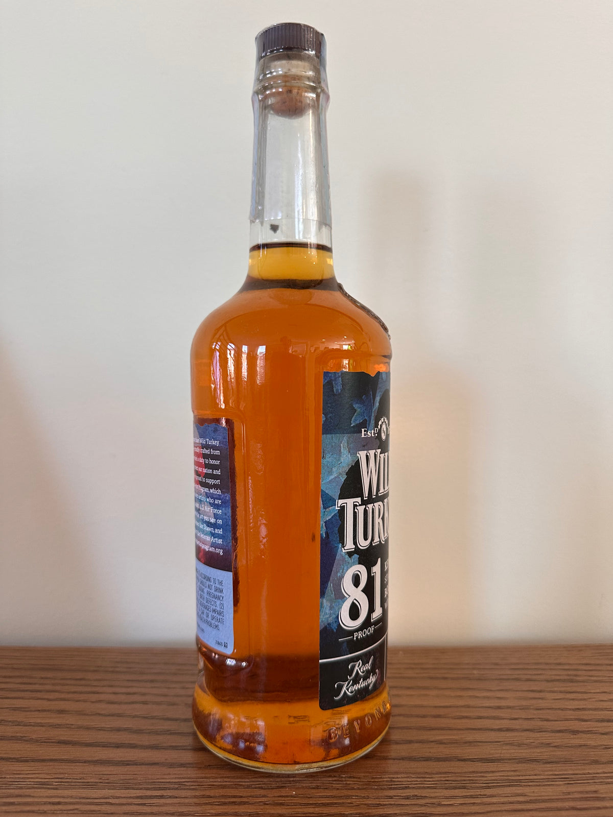 2015 Wild Turkey 81 Veteran Artist Program Edition Kentucky Straight Bourbon Whiskey 750ml