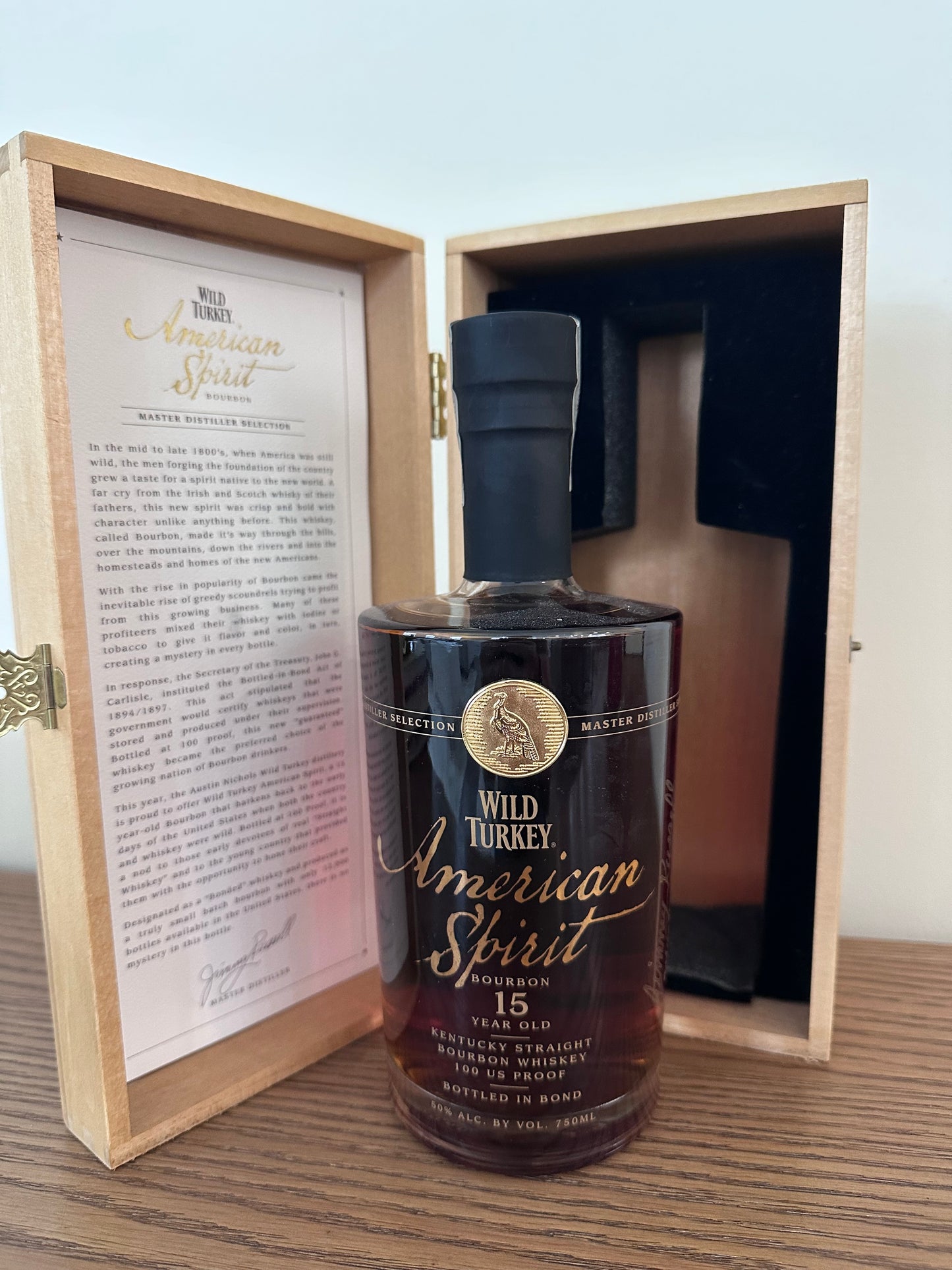 Wild Turkey American Spirit 15 Year Old Bourbon 750ml