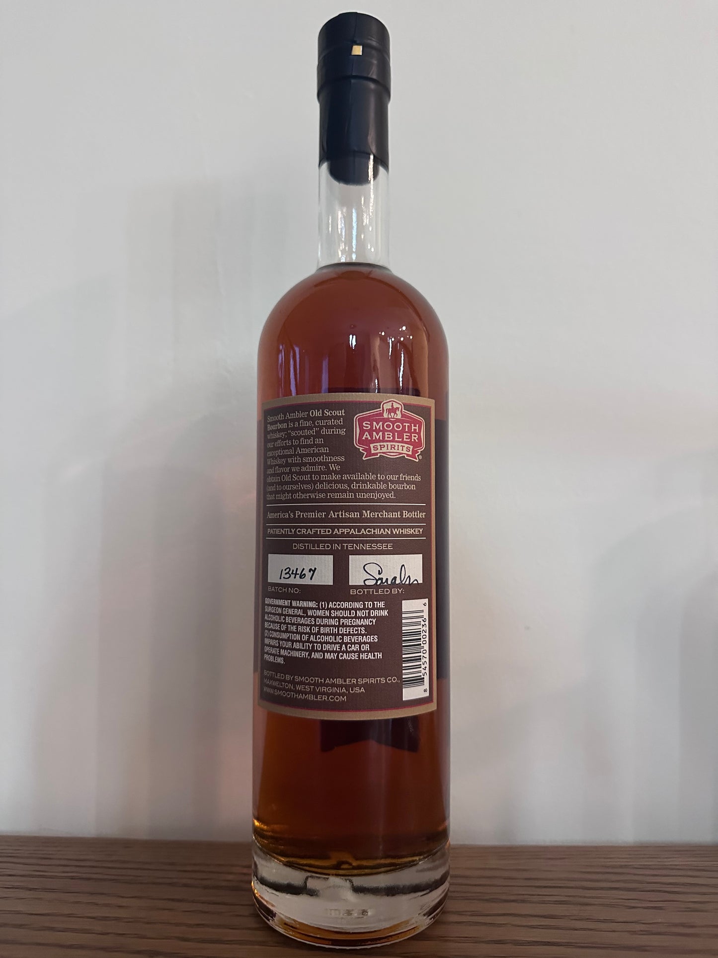 Smooth Ambler Old Scout 'Single Barrel Select' 13 Year Cask Strength Bourbon
