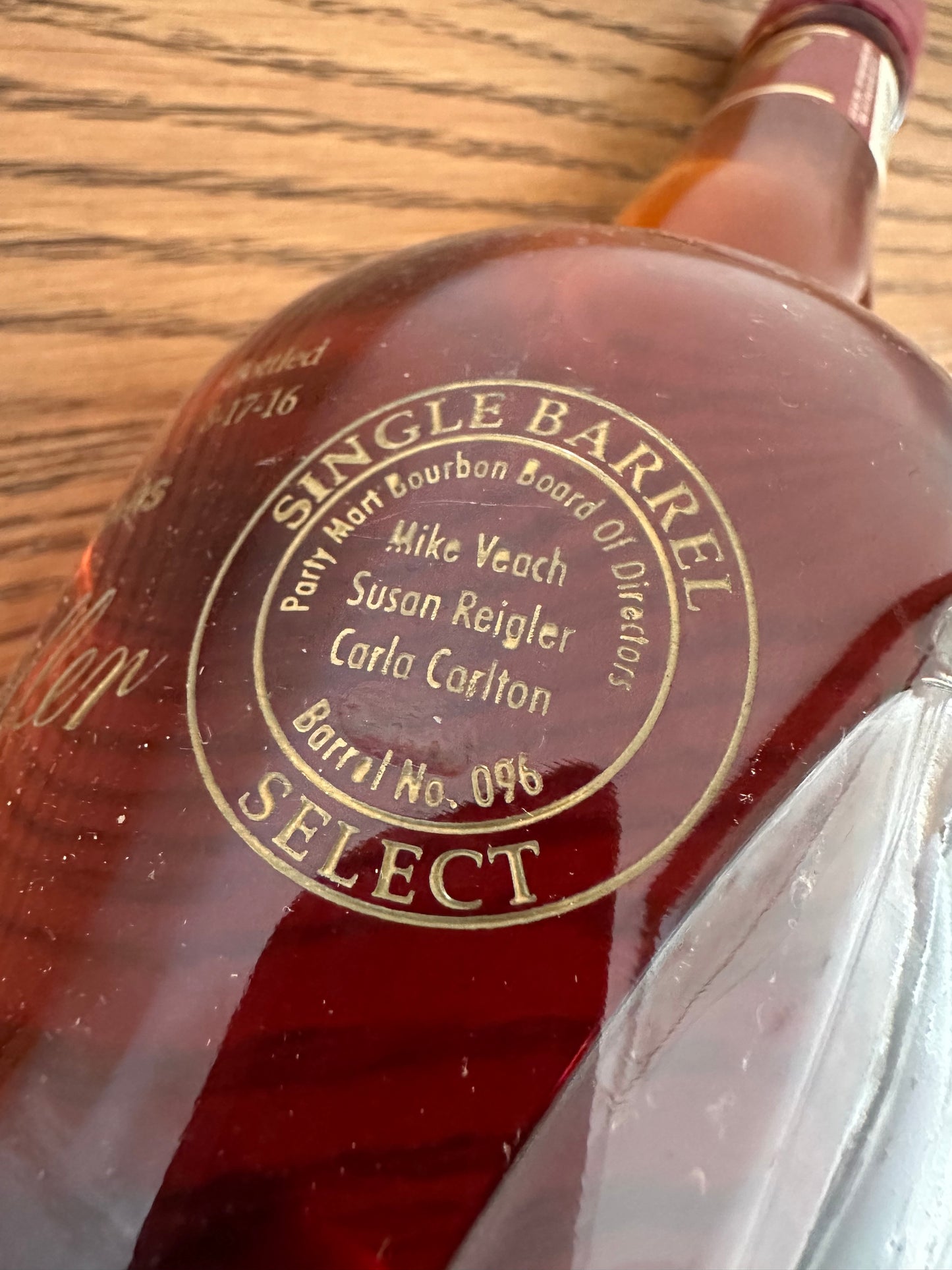 Old Weller 8 Year Antique 107 Party Mart 2016