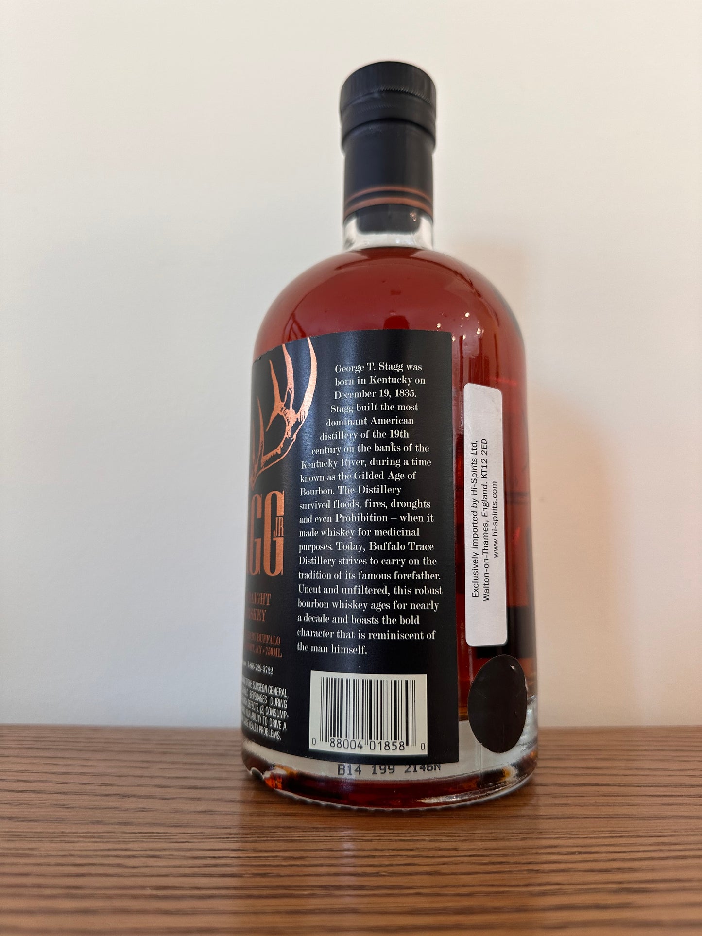 Stagg Jr Kentucky Straight Bourbon Batch 3 132.1 Proof