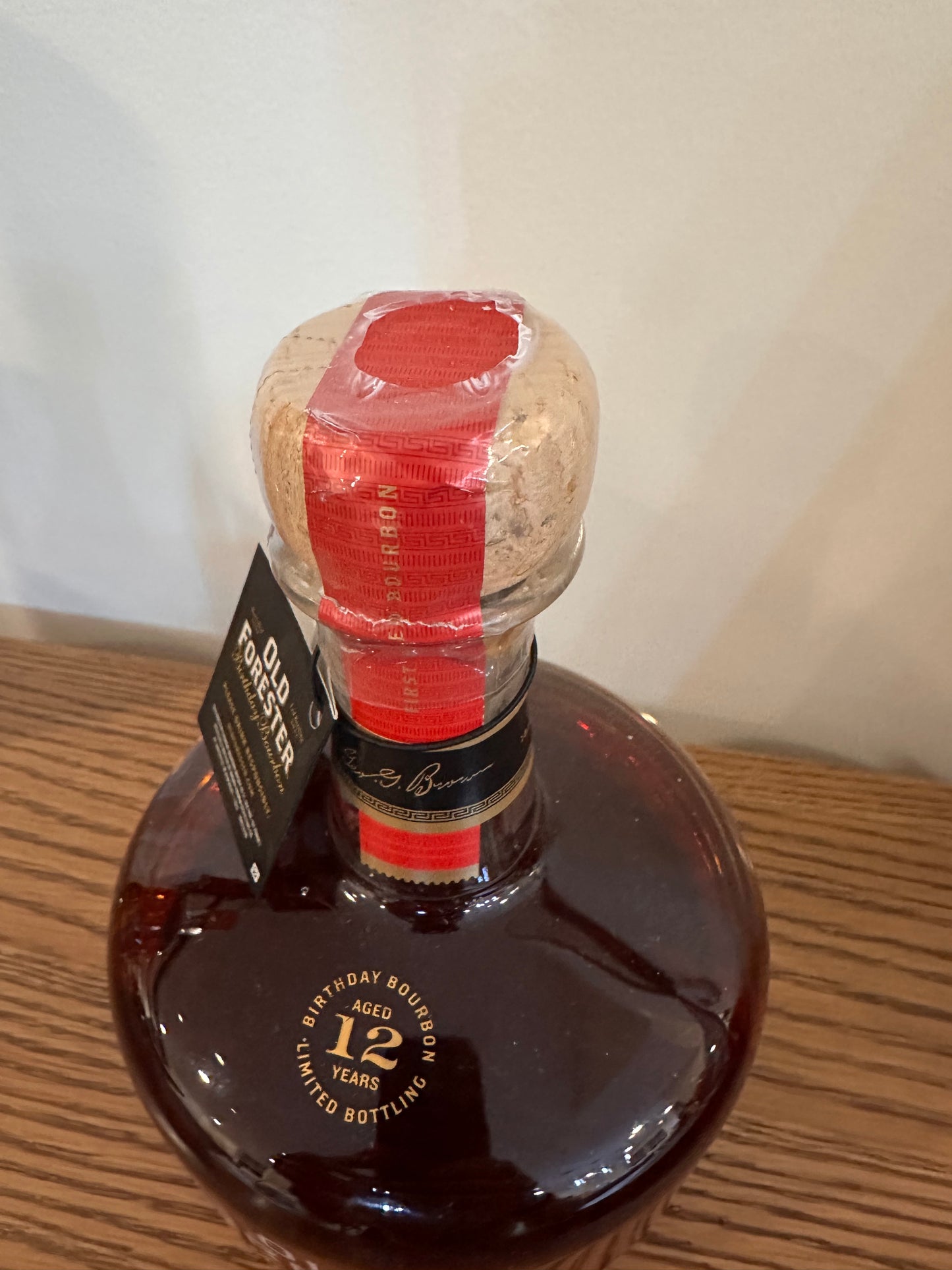 2012 Old Forester Birthday Bourbon 12 Year Old Kentucky Straight Bourbon Whiskey 750ml