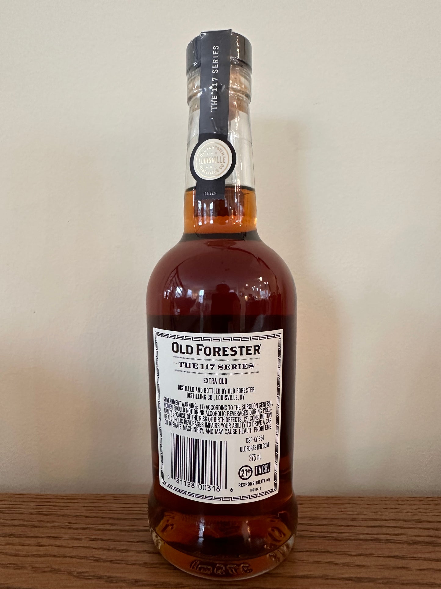 Old Forester The 117 Series Extra Extra Old Batch 002 Straight Bourbon Whisky 375ml