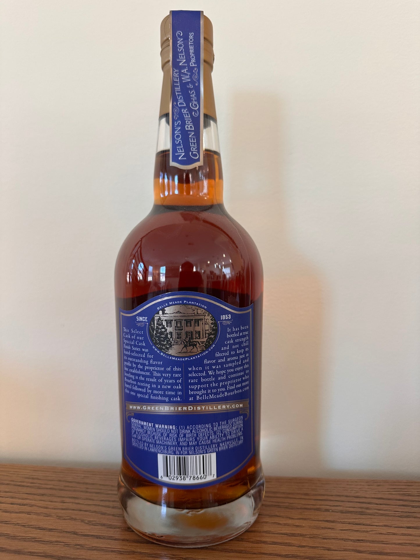 Belle Meade XO South Carolina Cognac Cask Finish Bourbon Whiskey 750ml