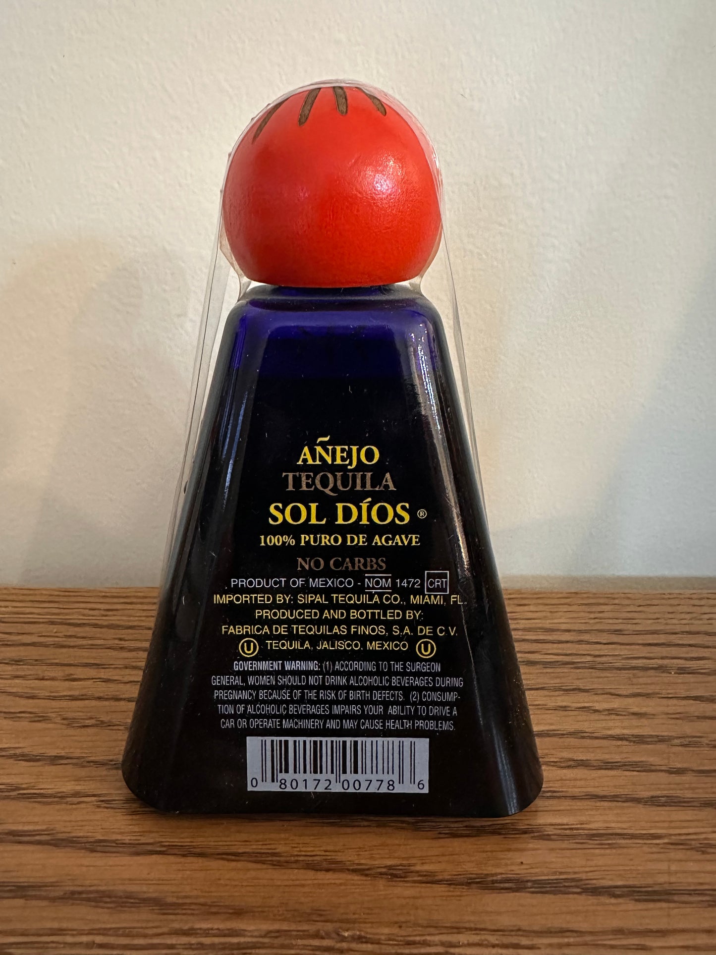 Sol Dios Anejo 3 Year Old Anejo Tequila 200ml