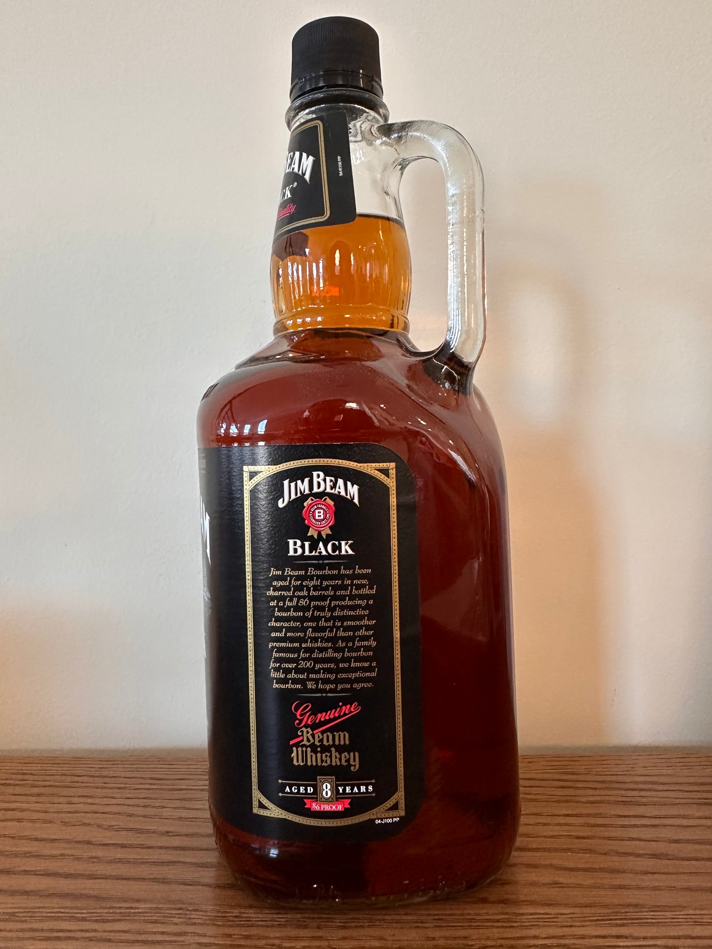 2009 Jim Beam Black Aged 8 Year Old Bourbon Whiskey 1.75L