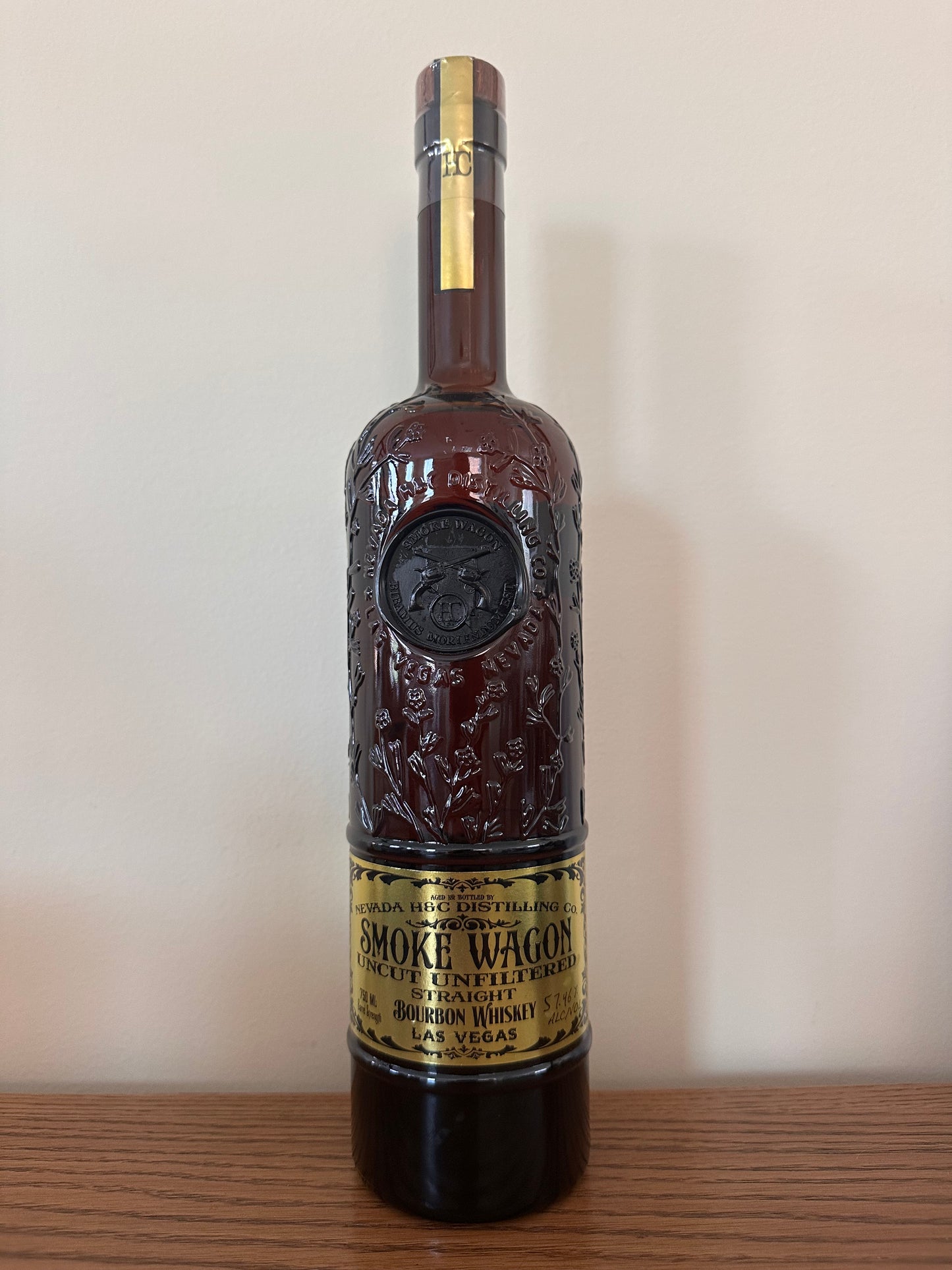 Smoke Wagon Batch N. 27 Uncut Unfiltered Straight Bourbon Whiskey 750ml