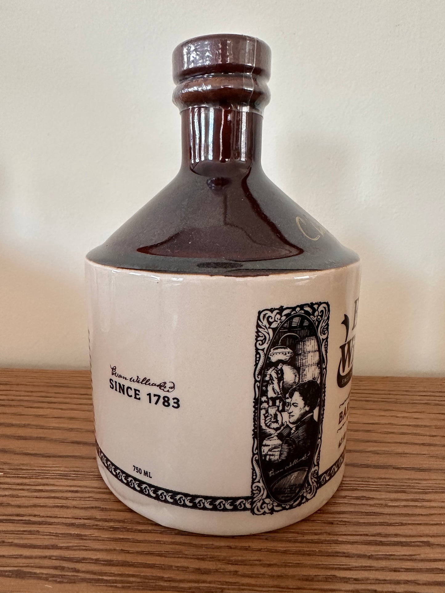Evan Williams - 7 Year Barrel Proof Ceramic Jug 750ml