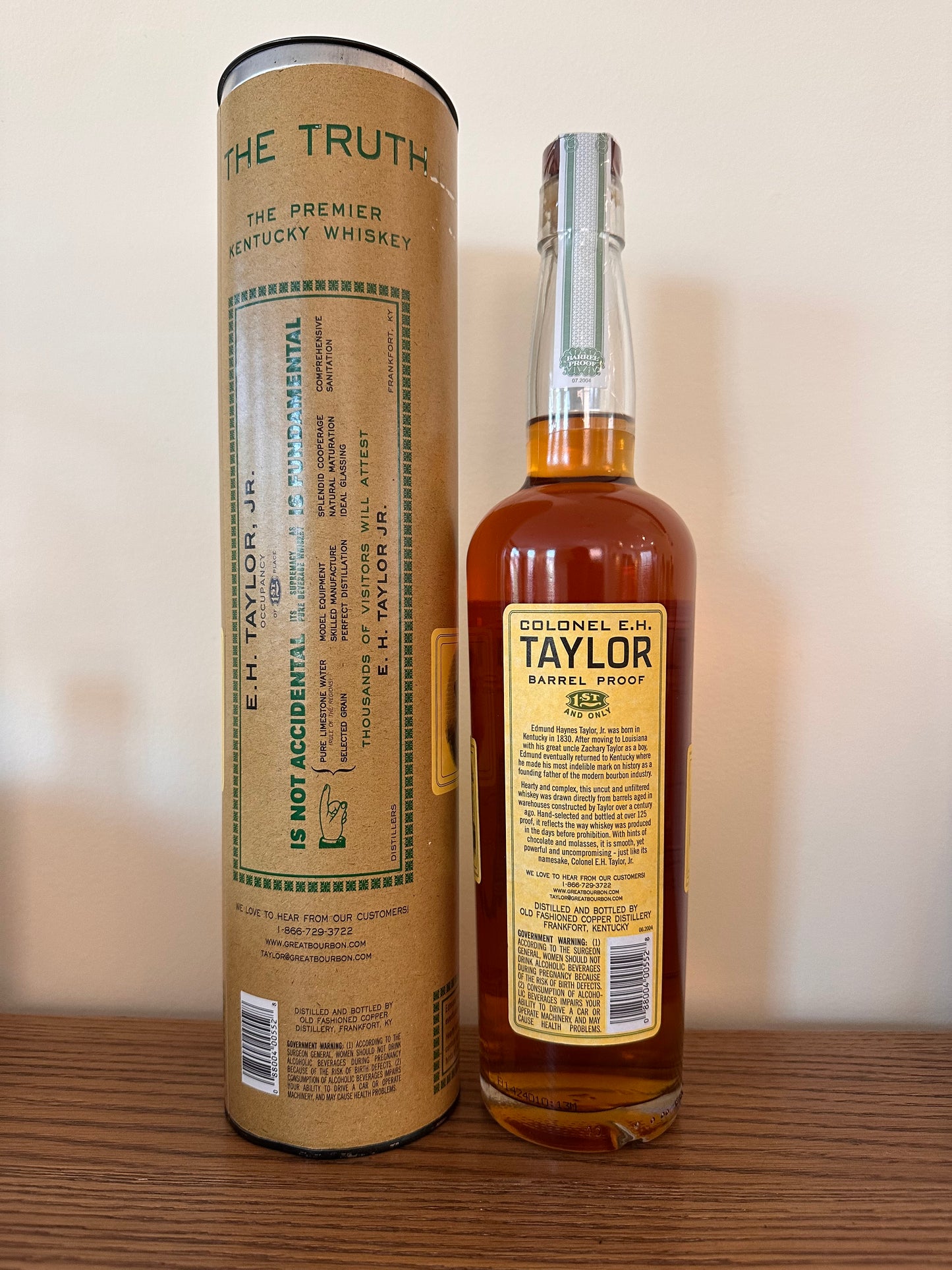 Colonel E.H. Taylor Barrel Proof Batch 3 Uncut & Unfiltered Kentucky Straight Bourbon Whiskey 750ml