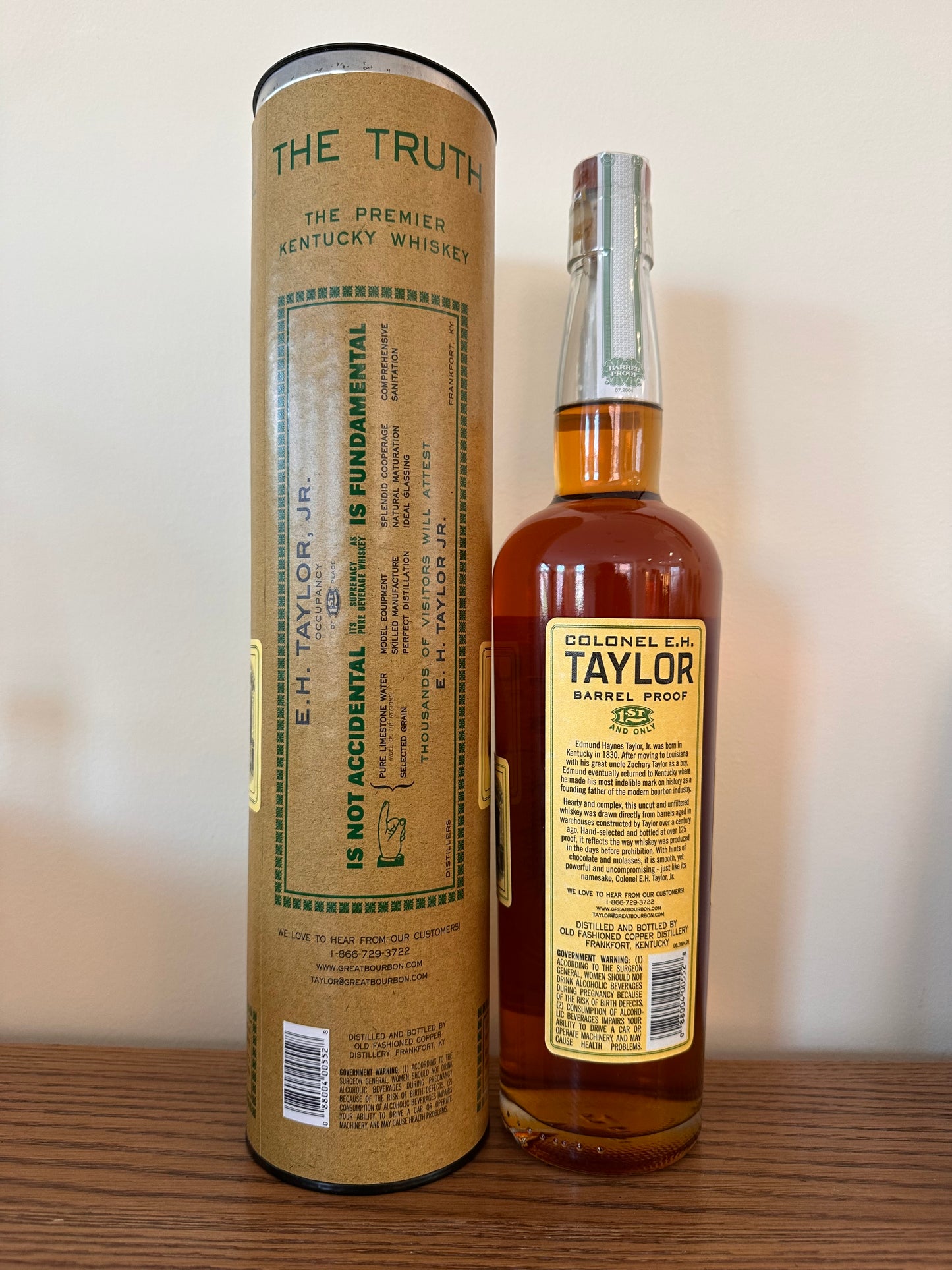 Colonel E.H. Taylor Barrel Proof Batch 5 Uncut & Unfiltered Kentucky Straight Bourbon Whiskey 750ml