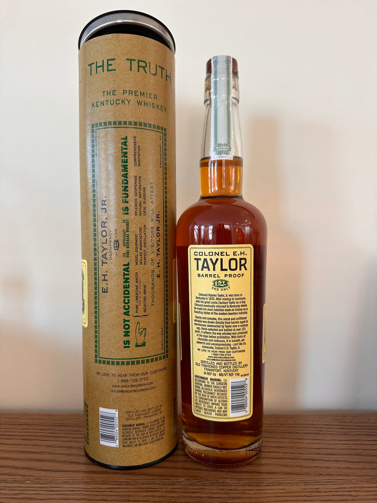 Colonel E.H. Taylor Barrel Proof Batch 6 Uncut & Unfiltered Kentucky Straight Bourbon Whiskey 750ml