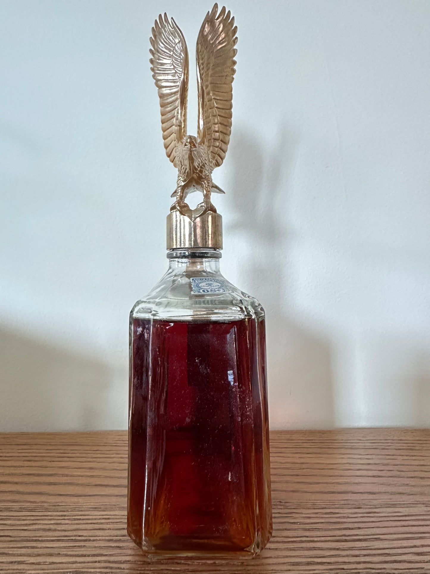 1961 Old Hickory Straight Bourbon Whiskey 4/5 Quart