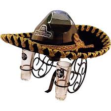 Institutional Mariachi Hat Gold Tequila 1Lt