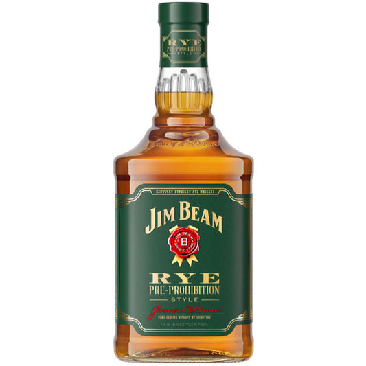 Jim Beam Straight Rye Whiskey 750ml