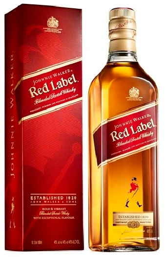 Johnnie Walker Red Label Blended Scotch Whisky 1.75Lt