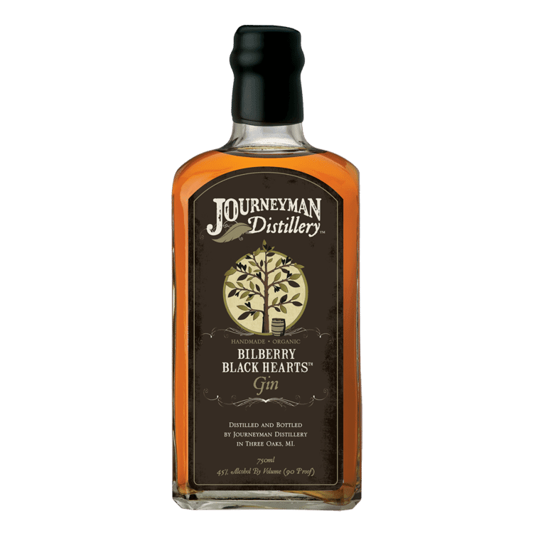 Journeyman Distillery Bilberry Black Hearts Gin 750ml