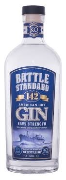 KO Distilling Battle Standard 142 Navy Strength American Dry Gin 750ml