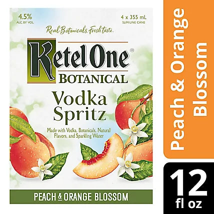Ketel One Botanical Peach & Orange Blossom Vodka Spritz PEACH