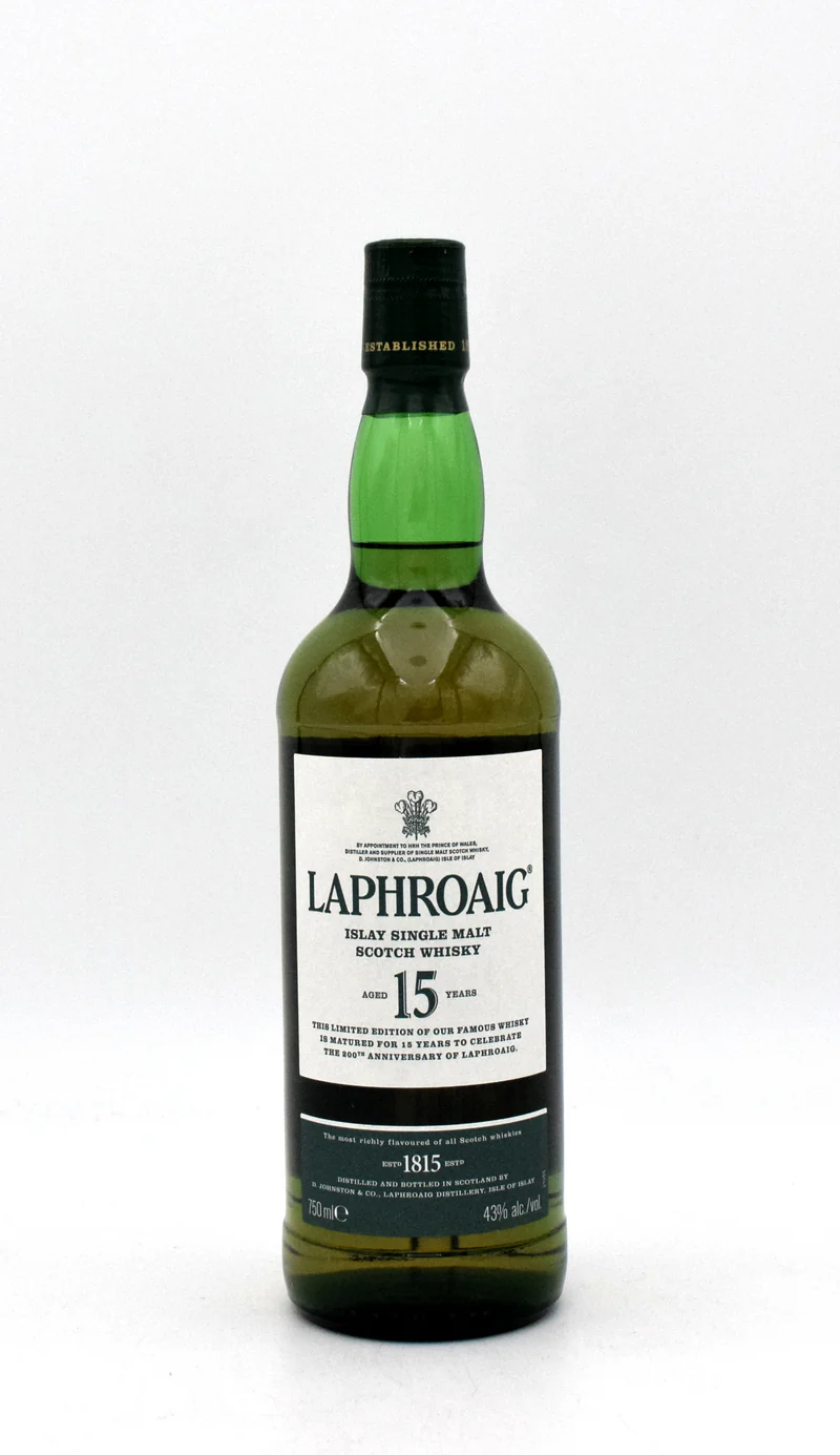 Laphroaig 15 Year Old Single Malt Scotch Whisky 750ml