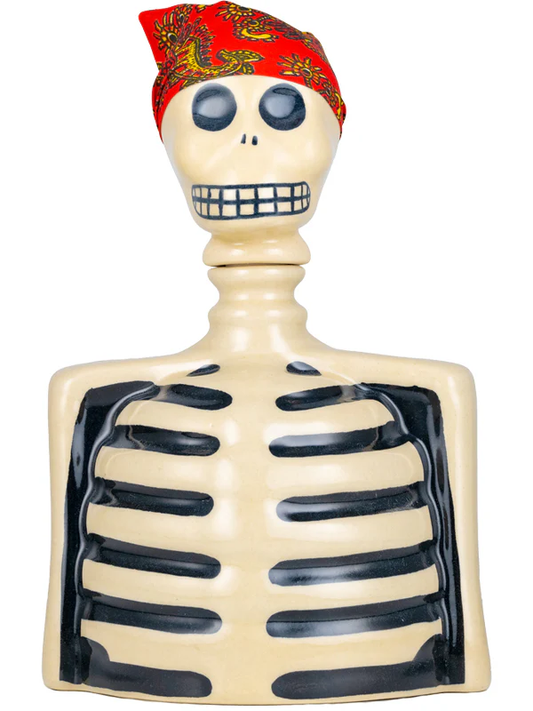 Los Azulejos Skeleto Skelly Blanco Tequila 750ml