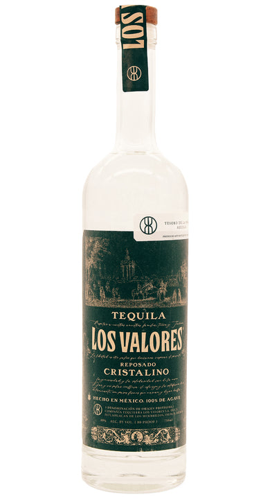 Los Valores Cristalino Reposado Tequila 750ml