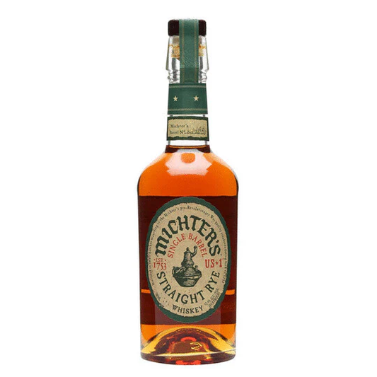 Michterʼs US-1 Single Barrel Straight Rye Whiskey 750ml