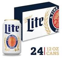 Miller Lite Beer 12-Oz Can 24-Pack