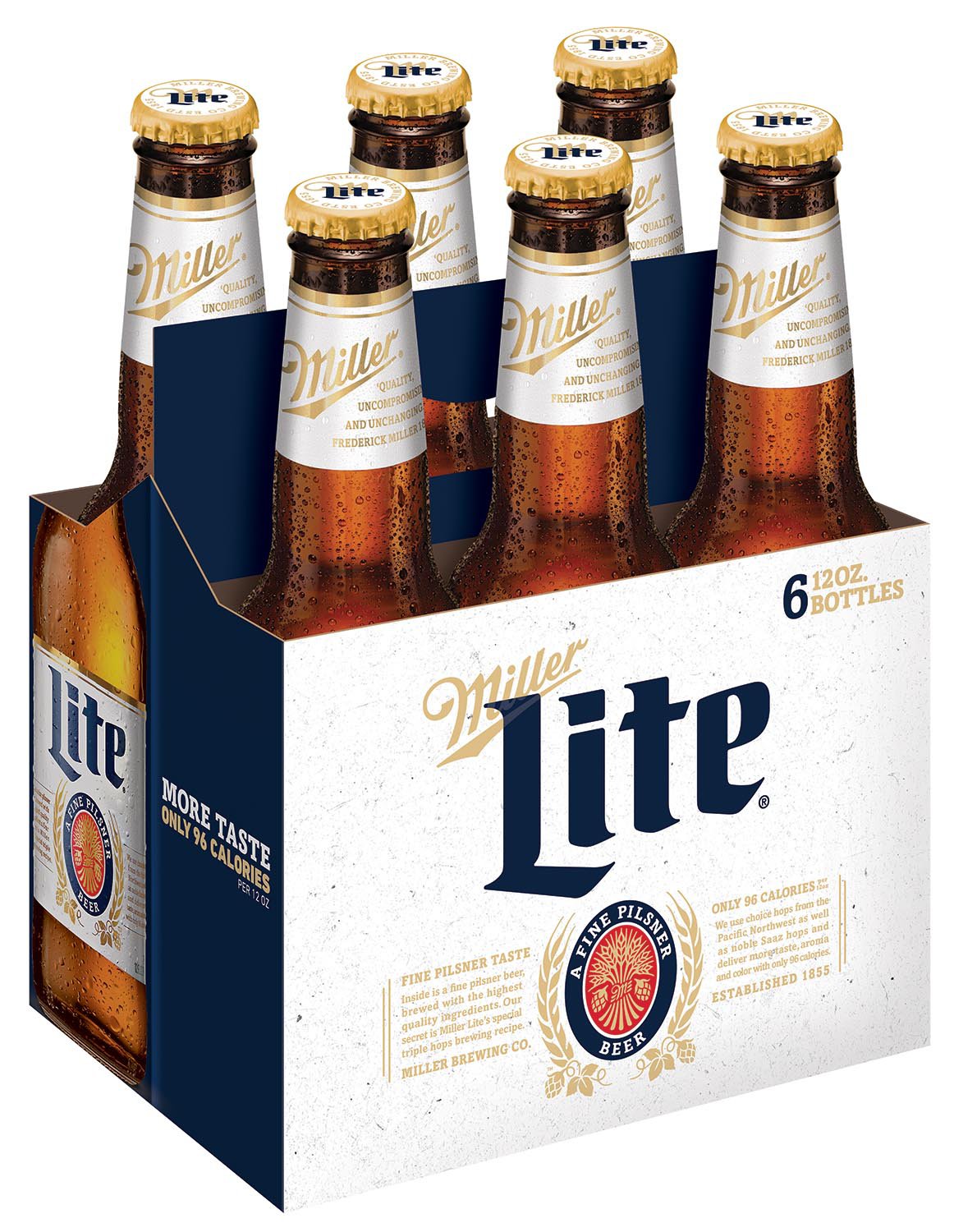 Miller Lite Beer 12-Oz Bottle 6-Pack