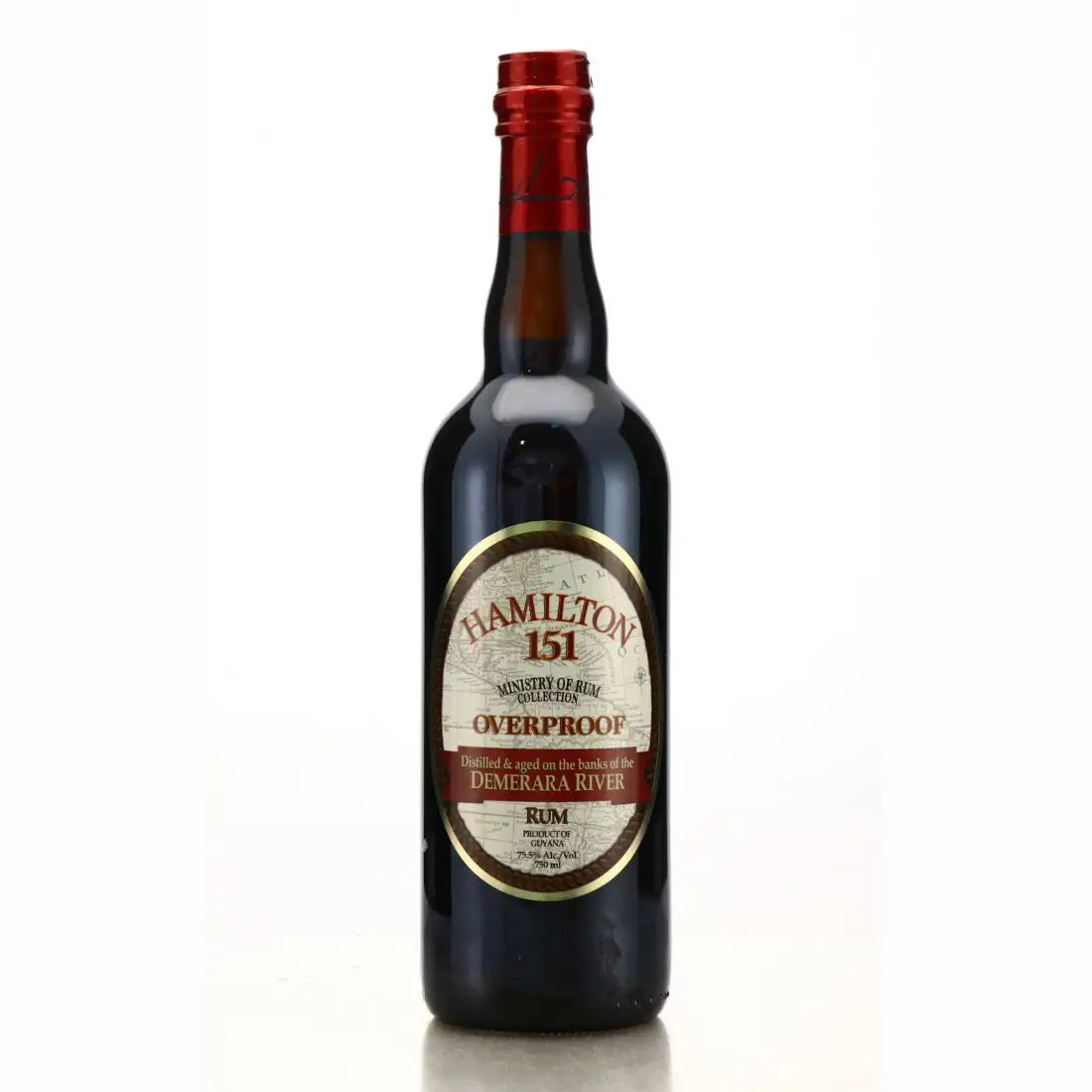 Ministry of Rum Collection Hamilton 151 Demerara Overproof Rum 1Lt