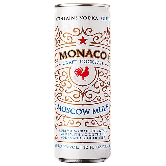 Monaco Moscow Mule Craft Cocktail Can 12-Oz – Liquor Express