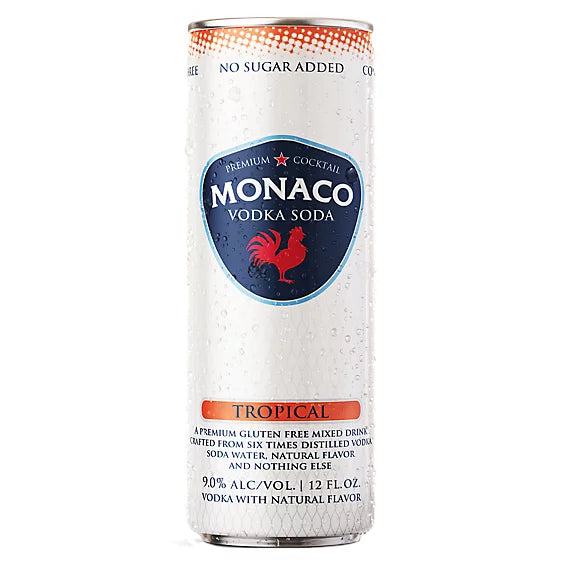 Monaco Tropical Vodka Soda Can 12-Oz