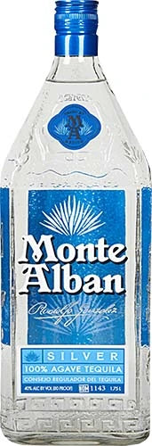 Monte Alban Silver Tequila 1.75Lt