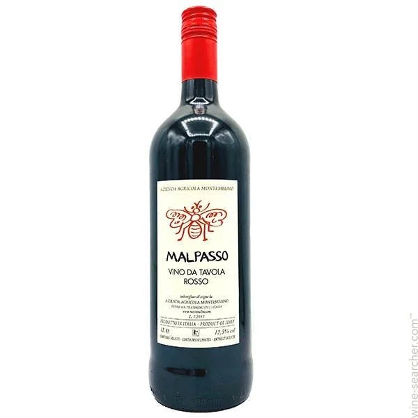 Montemelino Malpasso Vino da Tavola Rosso 1Lt