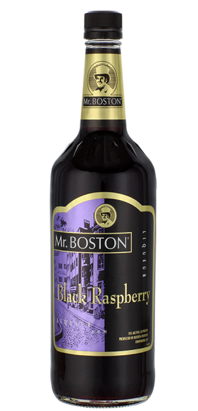 Mr. Boston Black Raspberry Liqueur 1Lt