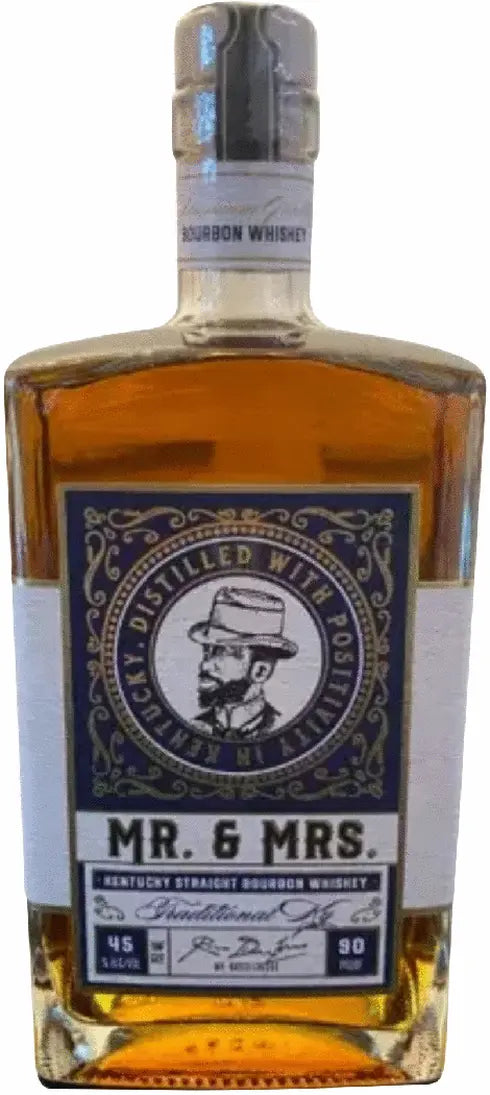 Mr & Mrs Blue Traditional Kentuckian Straight Bourbon Whiskey 750ml